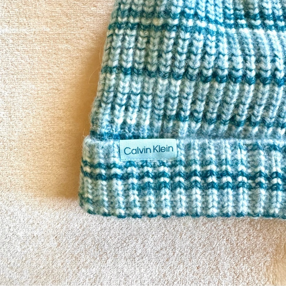Blue Calvin Klein Beanie - Picture 2 of 4